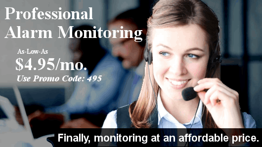 Cheap Alarm Monitoring $4.95/mo. and $8.95/mo.